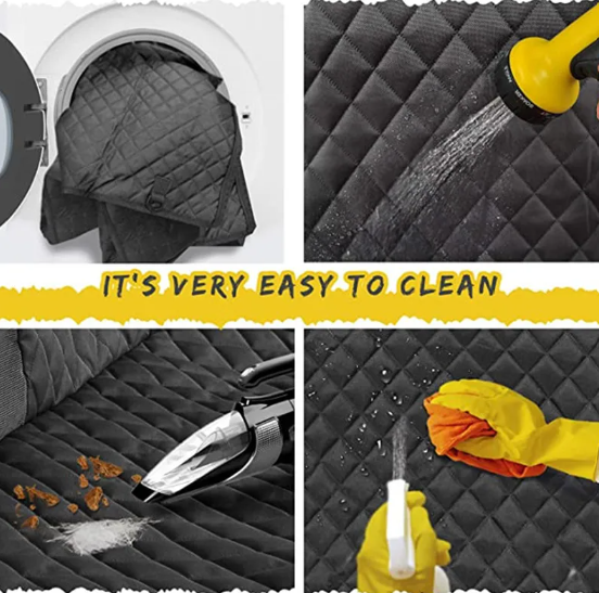 Mesh Window Dog Car Seat Cover