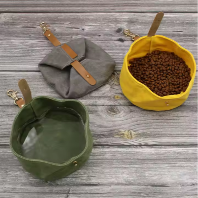 Foldable Dog Travel Bowl